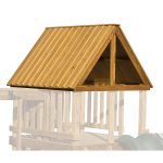 Wooden Roof for Condo 1 (Unstained)