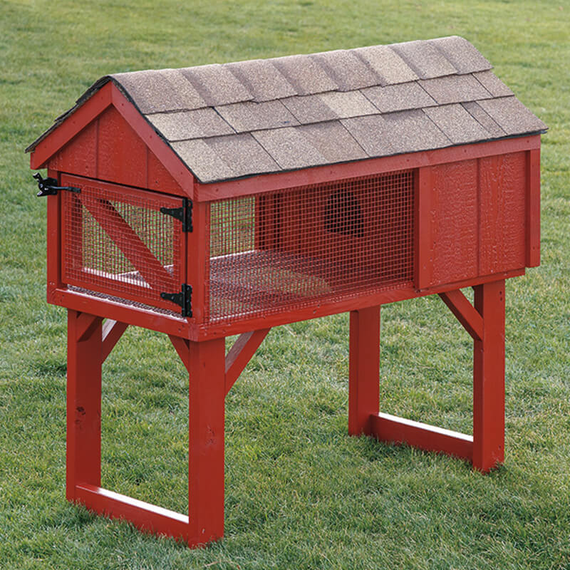 Red barn best sale rabbit hutch