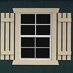 2’ X 3’ Window W/ Shutter Trim