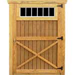 4’ Barn Door, Window