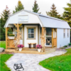 12x28 Lofted Deluxe Barn White with Ash Gray Metal Roof